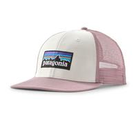 PATAGONIA P-6 Logo Trucker Hat - Hombre - Blanco / Rosa - talla única- modelo 2026
