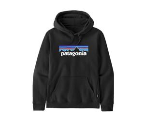 Patagonia P-6 Logo Uprisal Hoody Suéter, Negro/Blanco, L Unisex Adulto