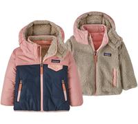 Patagonia - Para menores de 6 años - Baby Reversible Tribbles Hoody New Navy w/Mallow Pink - Talla Infantil 4 años - Rosa Rosa 4 años