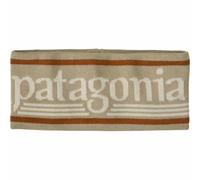 Patagonia Powder Town Headband cinta para la cabeza unisex - Hut Tripper Logo: Weathered Stone