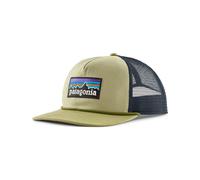 Patagonia - Ropa de senderismo - Airfarer Cap P-6 Logo Weathered Stone - Verde Verde one size