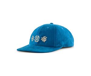 Patagonia - Ropa de senderismo - Corduroy Cap Kaleido Flowers Shore Blue de Lana - Azul Azul one size
