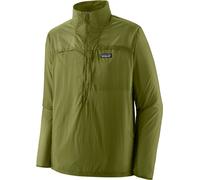 Patagonia - Ropa de senderismo - M's Houdini Stash 1/2 Zip P/O Caper Green de Softshell - Talla M - Verde Verde M