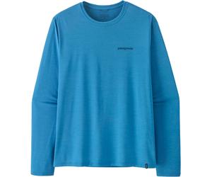 Patagonia - Ropa de senderismo - M's L/S Cap Cool Daily Shirt Boardshort Logo Shore Blue Light X-Dye - Talla S - Azul Azul S