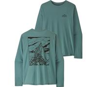 Patagonia - Ropa de senderismo - M's L/S Cap Cool Daily Shirt - Cloud Crag Blue Sage Light Blue Sage X-Dye - Talla L - Azul Azul L