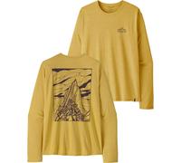 Patagonia - Ropa de senderismo - M's L/S Cap Cool Daily Shirt Cloud Crag Limestone Yellow Light X-Dye - Talla L - Amarillo Amarillo L