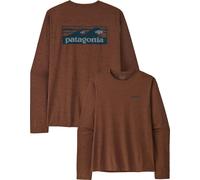 Patagonia - Ropa de senderismo mujer - M's L/S Cap Cool Daily Shirt - Boardshort Logo Berm Brown Light X-Dye - Talla S - Marrón Marrón S