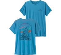 Camiseta técnica Patagonia W's Cap Cool Daily Shirt - Cloud Crag (Shore Blue - Light Shore Blue X-Dye) Mujer