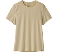 Patagonia - Ropa de senderismo mujer - W's Cap Cool Ultra Shirt Pumice Dyno White X-Dye para Mujer - Talla S - Beige Beige S
