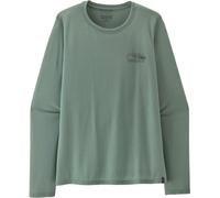 Patagonia - Ropa de senderismo mujer - W's L/S Cap Cool Trail Shirt - Stratapeaks Cover Green para Mujer - Talla S - Verde Verde S