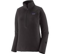 Patagonia - Ropa de senderismo mujer - W's R1 Air Zip Neck Black para Mujer - Talla M - Negro Negro M
