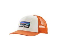 Patagonia - Ropa de senderismo - P-6 Logo Trucker Hat White w/Redtail Rust - Blanco Blanco one size