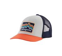 Patagonia - Ropa para niños - K's Trucker Hat Ridge Rise Stripe: Coho Coral - Naranja Naranja one size