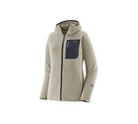 Patagonia Sudadera con cremallera completa R1 Air, mujer (blanco lana)