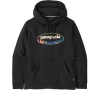 Patagonia - Sudaderas - M's '95 Oval Logo Uprisal Hoody Black Kaleido - Talla M - Negro Negro M