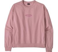 Patagonia - Sudaderas - W's '95 Oval Logo Daily Crew Quiet Violet para Mujer - Talla S - Púrpura Púrpura S