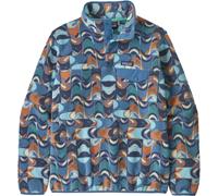 Patagonia - Sudaderas - W's LW Synch Snap-T P/O Swallowtail Geo: Still Blue para Mujer - Talla L - Azul Azul L