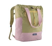 Patagonia Terravia Tote Pack 24L, Mochila Convertible, Nailon Reciclado Repelente al Agua, Verde y Rosa (Violeta)