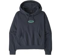 Patagonia W's '95 Oval Logo Daily Hoody sudadera con capucha mujer - Smolder Blue: Moon Tripper - S