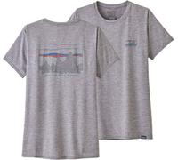 Patagonia - W's Cap Cool Daily Graphic Shirt '73 Skyline/Feather Grey para Mujer - Talla 149 - Gris Gris 149