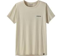 Patagonia - Ropa de senderismo mujer - W's Cap Cool Daily Shirt Boardshort Logo Dyno White para Mujer - Talla S - Beige Beige S