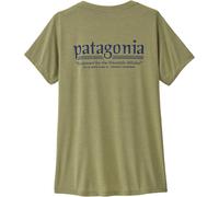 Patagonia W's Cap Cool Daily Shirt - Hut Tripper camiseta mujer - Gumtree Green - Light Gumtree Green X-Dye - L