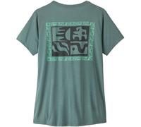 Patagonia W's Cap Cool Daily Shirt - Mother Rays camiseta mujer - Blue Sage-Light Blue Sage X-Dye - S