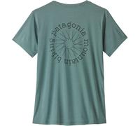 Patagonia W's Cap Cool Daily Shirt - Spoke Stencil camiseta mujer - Blue Sage - Light Blue Sage X-Dye - L