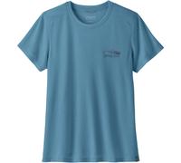 Patagonia W's Cap Cool Trail Shirt - Stratapeaks camiseta mujer - Shore Blue - M