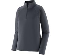 Patagonia W's Cap MW Zip Neck camiseta térmica mujer - Smolder Blue - L