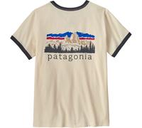 Patagonia W's Fitz Roy Foothills Ringer Tee camiseta mujer - Undyed Natural - M