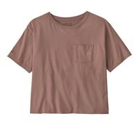 Patagonia W's Fitz Roy Massif Easy Cut Pocket Tee camiseta mujer - Moonrise Taupe - M