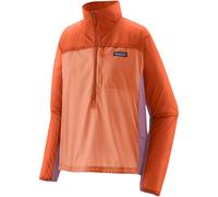 Patagonia W's Houdini Stash 1/2 Zip P/O chaqueta cortavientos mujer - Coal Orange - M