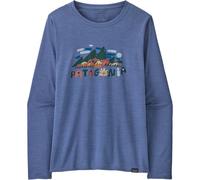 PATAGONIA W's L/s Cap Cool Daily Graphic Shirt - Mujer - Azul - talla XS- modelo 2026