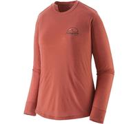 Patagonia - W's L/S Cap Cool Merino Blend Graphic Shirt Imagine Moon: Potters Red para Mujer de Lana - Talla M - Rojo Rojo M