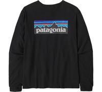 Patagonia W's L/S P-6 Logo Responsibili-Tee camiseta de manga larga mujer - Black - M
