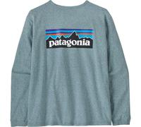 PATAGONIA W's L/s P-6 Logo Responsibili-tee - Mujer - Azul - talla S- modelo 2027