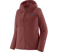 Patagonia - W's R2 CrossStrata Hoody Dark Ruby para Mujer - Talla S - Rojo Rojo S