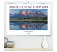 Patagonien und Feuerland (hochwertiger Premium Wandkalender 2026 DIN A2 quer), Kunstdruck in Hochglanz: Stimmungsvolle Fotografien im südlichen Teil von Chile und Argentinien.