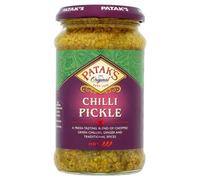 Patak Chilli Pickle 283g - Achaar tradicional indio - Achaar con ingredientes naturales - Proporciona la experiencia gastronómica india ideal (paquete de 1)