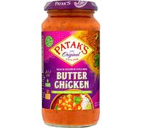 Patak´s - Salsa Butter Chicken, Curry Indio Suave, Condimento para Carnes y Pescados, Sabor Tomate y Mantequilla - 450 g