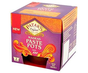 Patak's Madras - Macetas para pasta (2 unidades, 70 g, 2 unidades)
