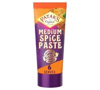 Patak's Pasta de especias mediana de 135 g | Auténtica pasta de especias para cocinar a fuego lento al curry indio | Sirve 8