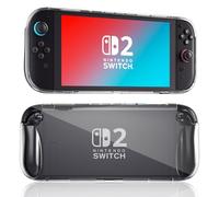 Patamiyar Funda para Nintendo Switch 2 2025, A Prueba de Golpes Antiarañazos TPU Transparente Funda Compatible Solo con la Nintendo Switch 2 2025, Transparente
