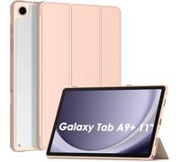 Patamiyar Funda para Samsung Galaxy Tab A11+ Plus de 11 pulgadas 2025/Galaxy Tab A9+ Plus de 11 pulgadas 2023, Samsung A11 Plus/A9 Plus Tablet Funda delgada ligera con soporte para lápiz - Rosa