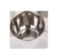 Patapalooza Cubo de Acero Inoxidable, 20L, Resistente a la corrosión, fácil de Limpiar, Ideal para Almacenamiento y Reciclaje de residuos.