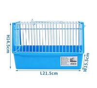 Patapalooza Jaula básica para hámster: diseño Compacto, ventilación optimizada, fácil Limpieza; Ideal para el hogar y el Cuidado de pequeños roedores.