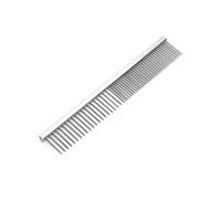 Patapalooza Peine de Acero de Doble Uso, Resistente, ergonómico, Ideal para deshacer Nudos y Eliminar Pelo Suelto en Mascotas.