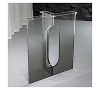 Patas acrílicas de Escritorio Flotante, Patas de Repuesto de Mesa en Forma de T, Bases de pie de Mesa de decoración de Muebles de Bricolaje para escritorios de Madera de Oficina (60x70x2 cm