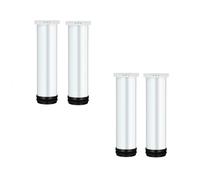 Patas Ajustables Deo Inoxidable para Muebles de 6 a 50 Cm, Patas de Mesa para Gabinetes de Cocina con Almohadillas de Goma, Resistentes a 150 Kg, Fáciles de Instalar (10 cm [3,9 Pulgadas])/35Cm(13.8In